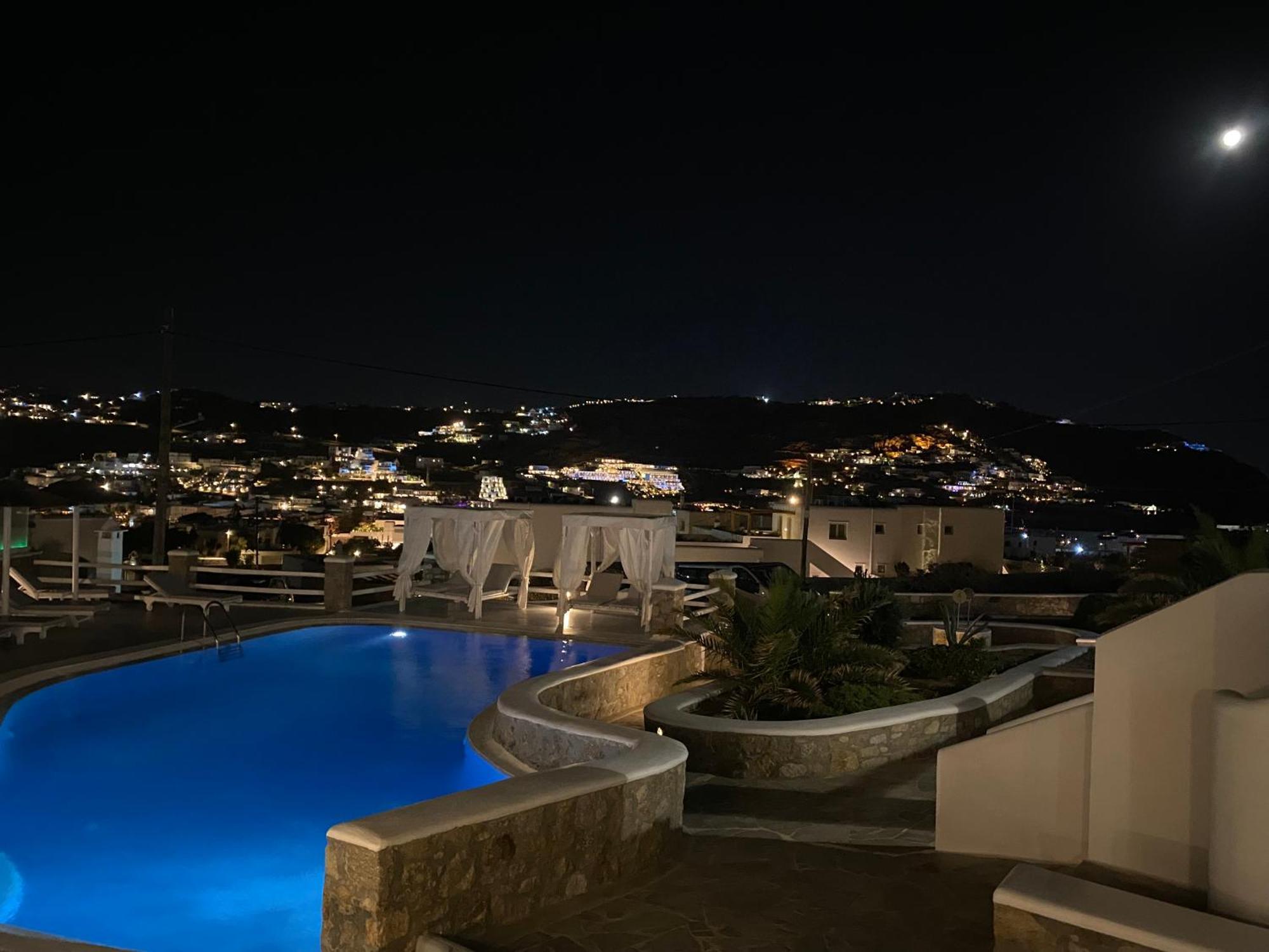 Casa Bianca Hotel Ornos  Bagian luar foto
