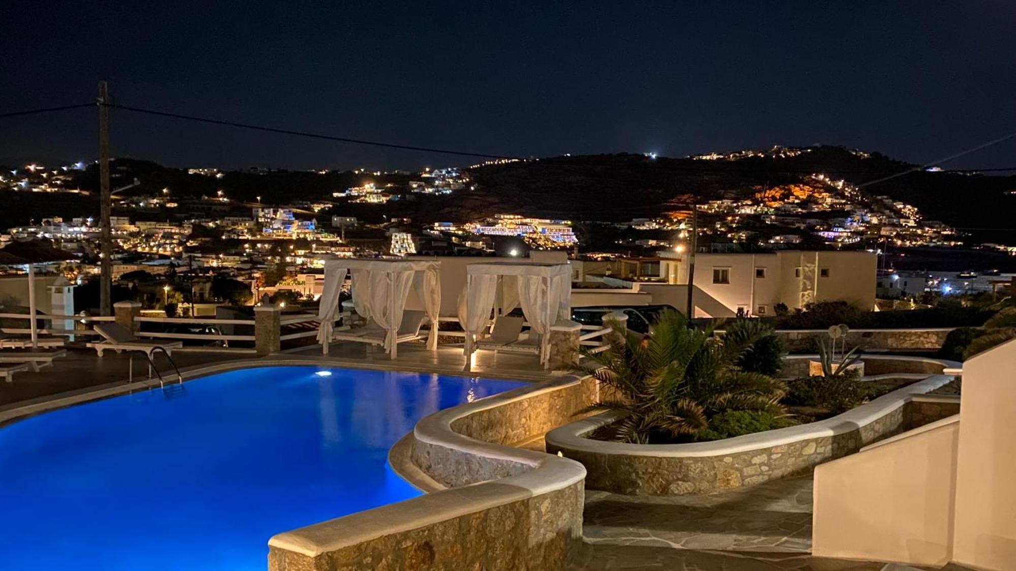 Casa Bianca Hotel Ornos  Bagian luar foto