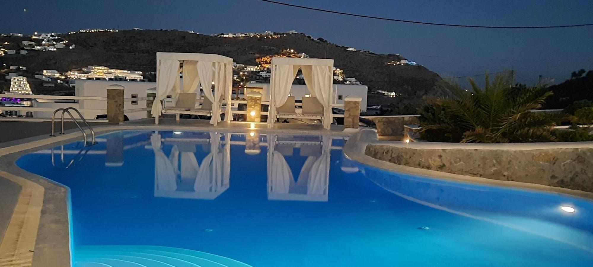 Casa Bianca Hotel Ornos  Bagian luar foto