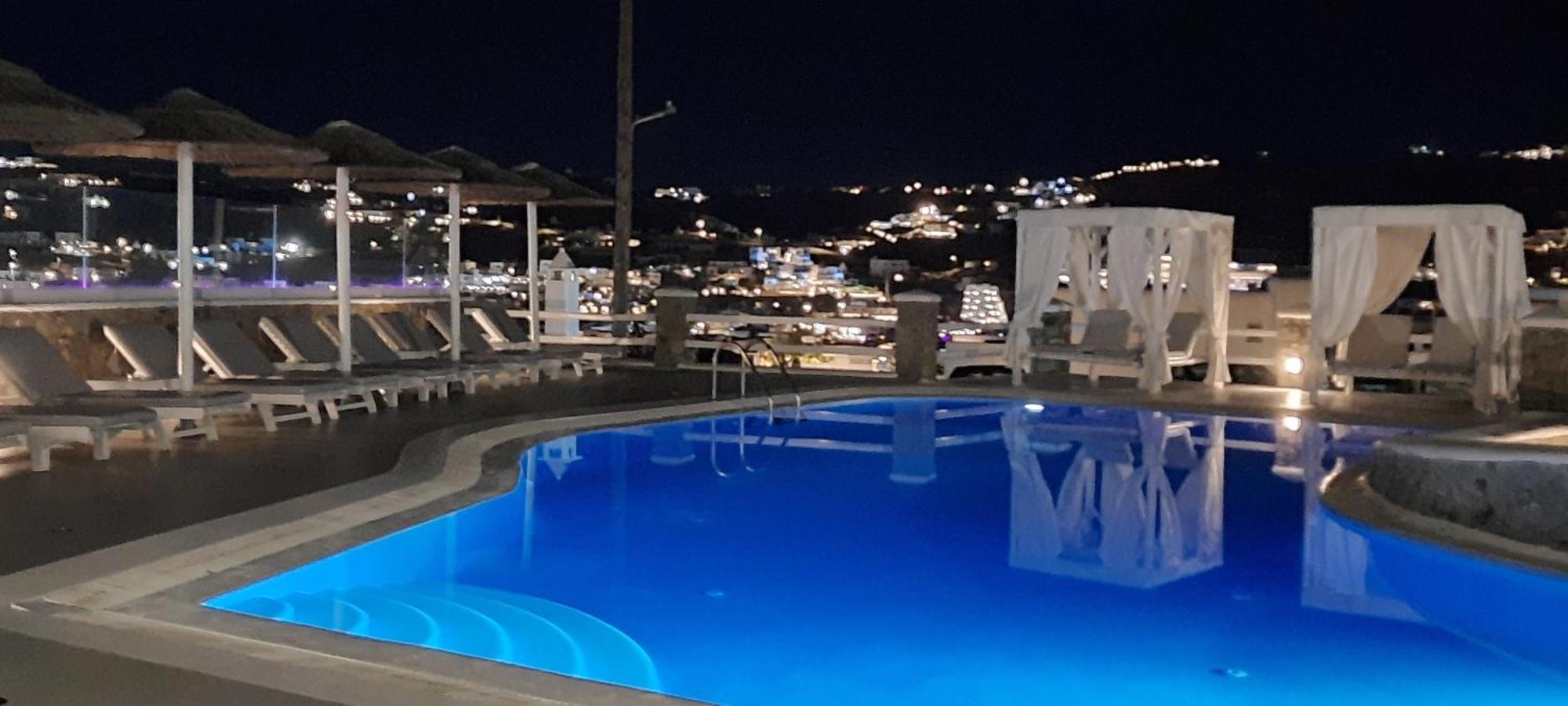 Casa Bianca Hotel Ornos  Bagian luar foto