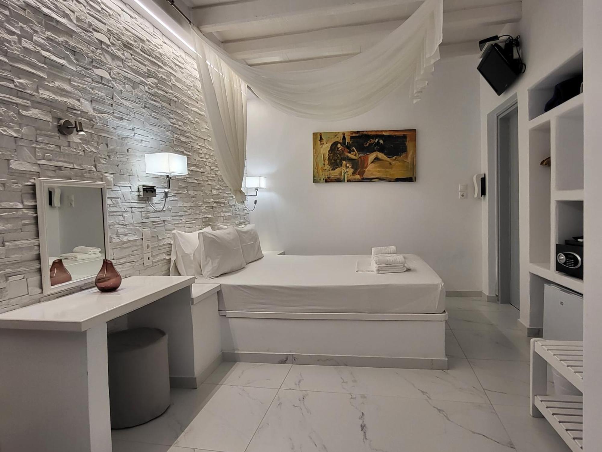 Casa Bianca Hotel Ornos  Bagian luar foto