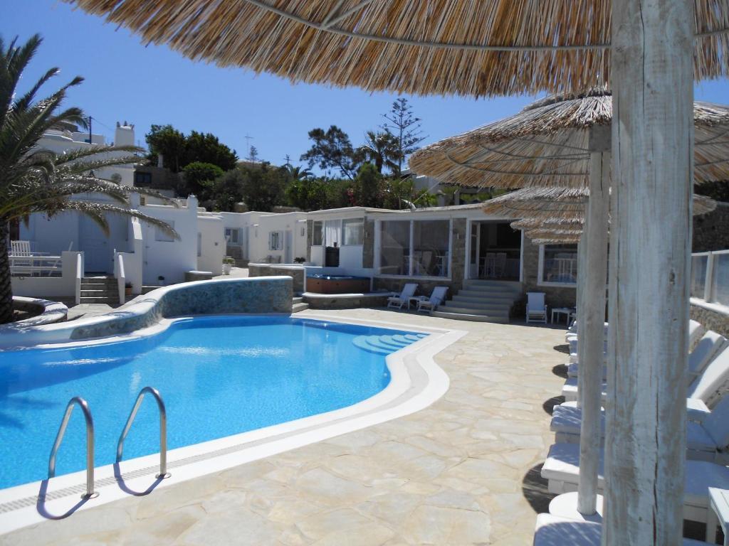 Casa Bianca Hotel Ornos  Bagian luar foto