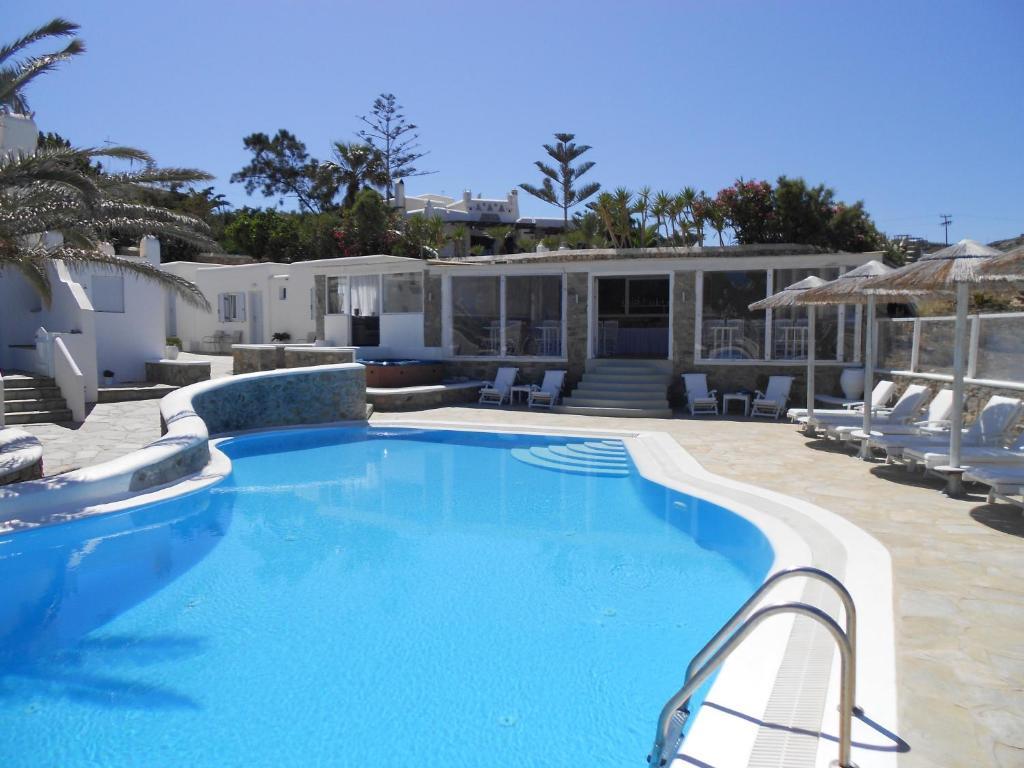 Casa Bianca Hotel Ornos  Bagian luar foto